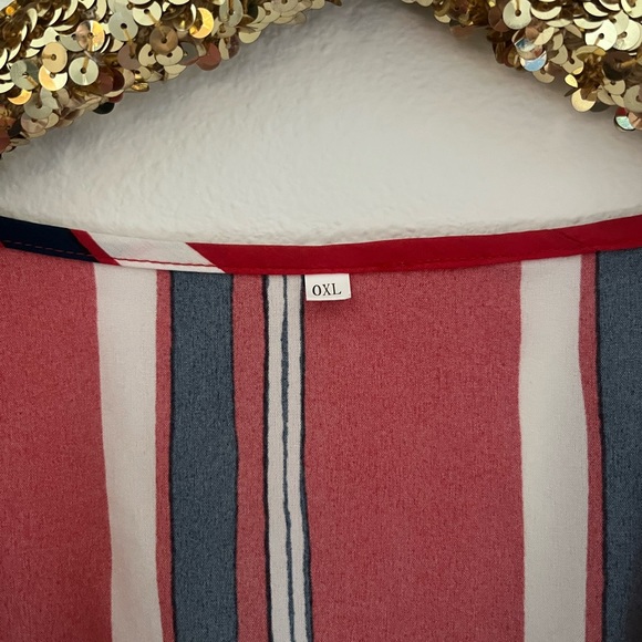 Red, White, and Blue Stripe Dress - Picture 2 of 4